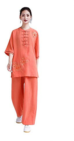 JTKDL Kung Fu kostym – Qi Gong kampsport Wing Chun Shaolin Kung Fu Taekwondo träningskläder kläder kläder, B-XXL