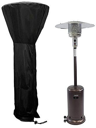 Comius Sharp Cubierta Calentador Patio, Funda Estufa Exterior para Calentadores Redondos de Cúpula de Exteriores para Patio de Jardín al Aire Libre, 226x85x48 CM