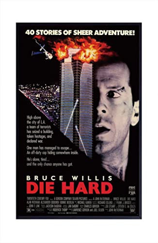 Die Hard Wall Movie Poster - Matte poster Frameless Gift 11 x 17 inch(28cm x 43cm)