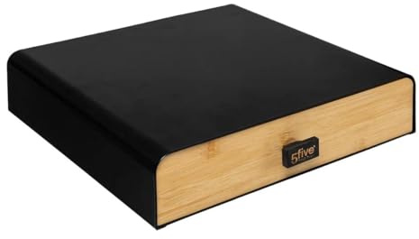 FIVE Simply Smart - Porte-Capsules Tiroir Nera 33cm Noir & Naturel