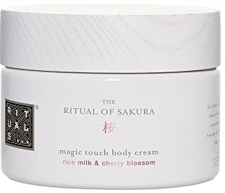 RITUALS Crema corporal The Ritual of Sakura, 220 ml, con leche de arroz, flor de cerezo, antioxidantes, vitamina E y Centella Asiática, propiedades nutritivas y renovadoras de la piel