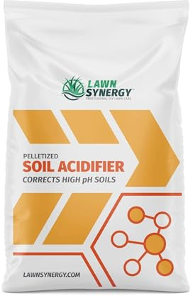 Soil Acidifier - pH Correction 90% Elemental Sulfur for Lawns, Blueberry Bushes, Hydrangeas, Vegetables, and Other Acid Loving Plants. (18 lbs.)