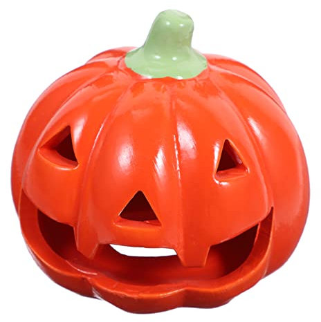 Cabilock Candelieri Di Zucca Portacandelina Di Halloween Candelabro Di Zucca Portacandele a Di Tè Decorazioni Per La Casa Di Halloween Porta Tealight Zucca Porta Candele Ceramica