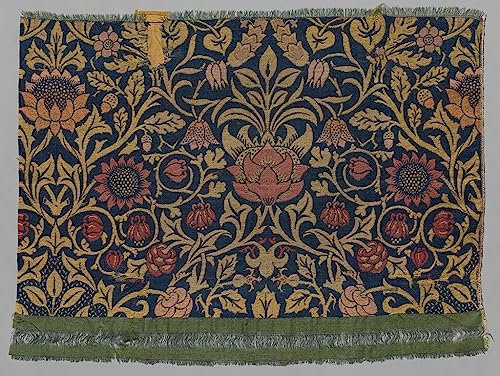 XSBPDPII Berühmt Wandkunst Bilderdruck Leinwand Wandkunst Bilder Veilchen und Akelei von William Morris Leinwandbilder für Flurdekoration 60x90cm