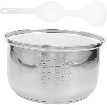COLLBATH Edelstahl Reiskocher Innentopf Ersatztopf Für Haushalt Kochtopf Langlebig Und Rostfrei Für Reis Und Vielseitiges Kochen