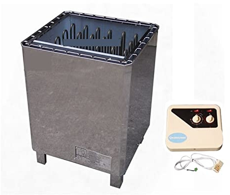 Saunadampf 10,5 kW 12 kW 15 kW 18 kW Edelstahl Sauna Heizung Trockener Dampfbad Herd Sauna Trockener Dampfmaschine Haus Gebrauchsheizofen(10.5KW)