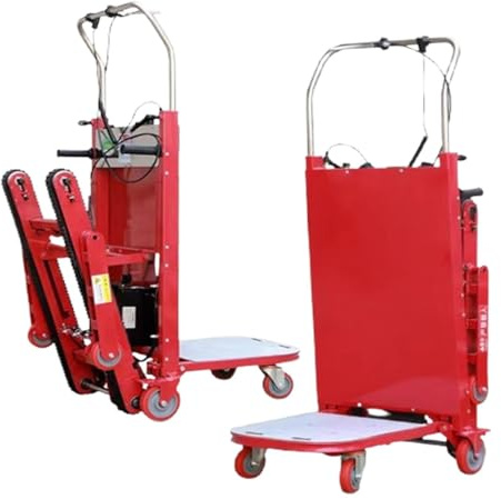 zhyunvd Elektrischer Raupen Treppensteiger Treppensteiger Sackkarre Elektrisch Handwagen Elektrischer Treppensteigwagen Wagen Mit 800W Bürstenlosem MotorTragfähigkeit (400 kg) A,500W