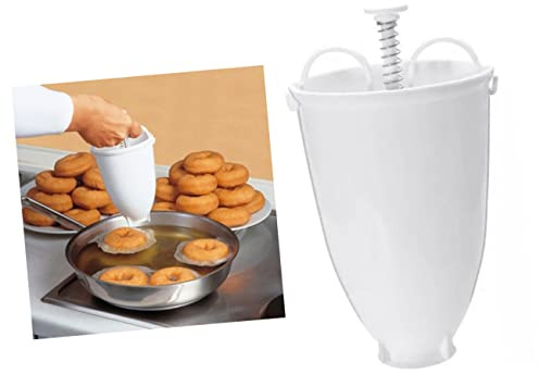 VICASKY Donut Maker Easy to Use Doughnut Moulds Plastic Doughnut Dispenser Quick Fry Donut Maker for Pancake-Like Treats