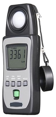 Handheld Light Meter, LUX/FC Lux Meter Light Tester Illuminometer Luminance Velocity Measurement Handheld Type Illuminometer Photometer Detector Measuring