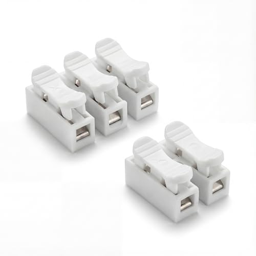 120Pcs Push Fit Electrical Connectors, Wire Terminal Clamps