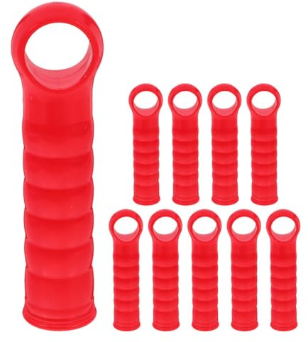 DOITOOL 10pcs Mop End Caps for Mop Handles and Brooms, Plastic Material with Ergonomic Design and Simple Installation, Suitable for Home Cleaning and Reaching Pole Handles