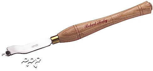 Robert Sorby A805HS Captive Ring Tool Set of 4 - Woodturning Chisel - Creates Turned Bangles, Curtain Rings and Wheels