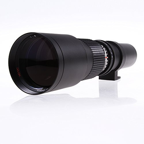 Fotga 500 mm f8-f32 Zoom Tele obiettivo a messa a fuoco manuale per Canon Nikon Sony tutte le fotocamere DSLR