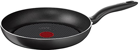 Tefal Titanium Pro Frying Pan Aluminium Hard Black, black, 24 cm