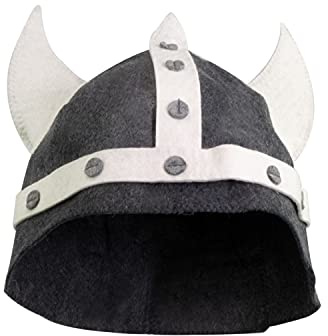 DIYer Saunahut - Modell Germanius (dunkel) - Wollfilz | Saunamütze aus Filz für Damen und Herren