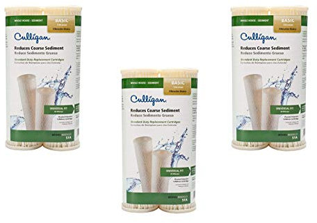 Culligan S1A Whole House Standard Water Filter, 16,000 Gallons, 3 Pack