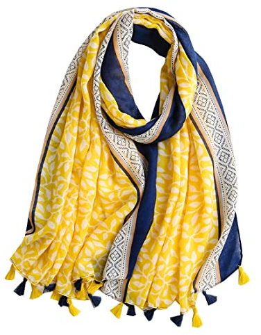 Ecroon halsduk elegant damhalsduk bandana varm lätt halsdukar halsdukar stolor för vintern flicka gåva, D, one size