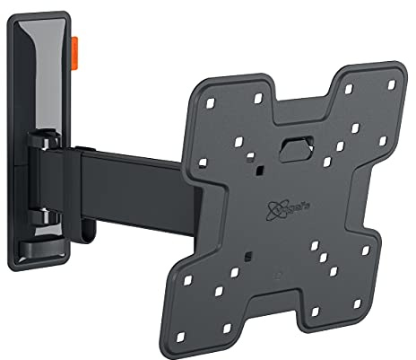 Vogel's Comfort TVM 3225 Bewegliche TV-Wandhalterung für 19-43 Zoll TVs | Müheloses Schwenken Bis Zu 120°, 20° Neigbar, 15 kg Tragkraft, TÜV-Zertifiziert, VESA 200x200, Inkl. Fischer-Dübel