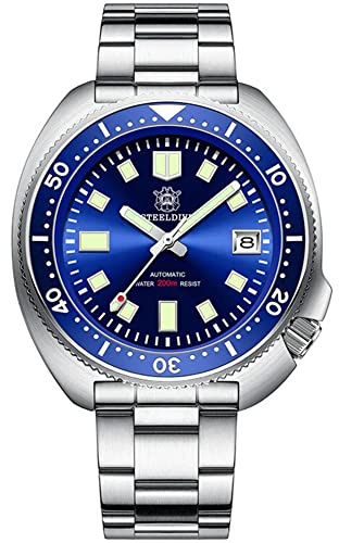 watchdives Steeldive Herrenuhr Automatik 1970 SD1970 Armbanduhr NH35 Uhrwerk 200M Taucheruhren