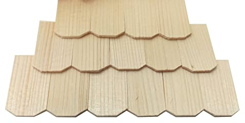 100 St Schindel aus Holz. Zum Krippenbau, Puppenstuben. 3,5x2,2 cm.