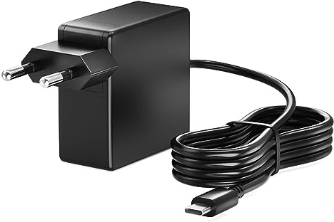 Basicvolt USB C Ordinateur Portable Chargeur 45W pour Lenovo Chromebook 100e 300e 500e Lenovo ThinkPad T480 T480S Rapide Adaptateur