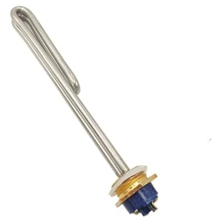 DN25 220V Electric Heater Copper Thread Immersion Water Heater Immersion Heating Element 2KW/3KW/4KW (Size : 220V, Color : 2KW 230mm)