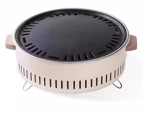Barbecue portatile a carbonella per campeggio e feste in casa, griglia da tavolo all'aperto con teglia compatta e facile da usare