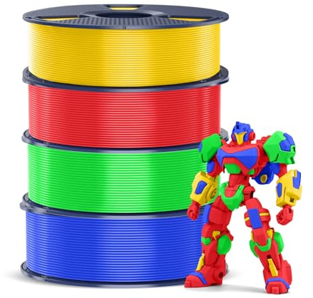 SUNLU 4KG PETG Filament 1,75 mm, Pack de Filament pour Imprimante 3D