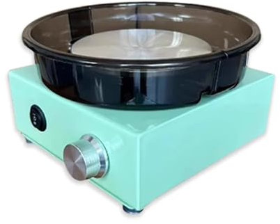 Tornio da vasaio da 12,5 cm, kit completo di strumenti per la ceramica, mini tornio per la produzione di argilla, macchina da tavolo per il lancio dell'argilla