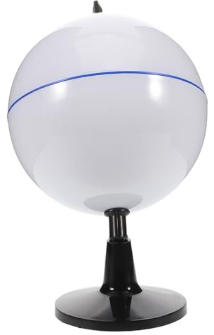 BESPORTBLE Globe Terrestre Vierge en Plastique avec Surface Effaçable pour Projets DIY et Outil Éducatif pour Garçon et Filles et Salle de Classe