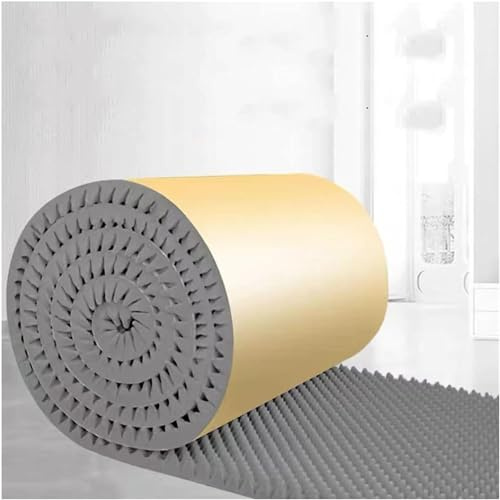 Noise Insulation Soundproofing Foam, 7cm Thick Self-Adhesive Egg Crate Sound Proof Acoustic Foam Panels, Easy to Cutting Acoustic Boards 20m