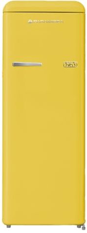PYRAMIDEA Frigorifero Singola Porta Ventilato 240 Litri Colore Giallo MAMBO2401Y