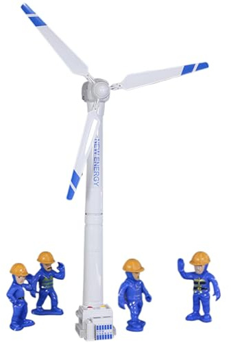 Mini turbina eolica da 16, 5 pollici, modello educativo di turbina eolica rotativa staccabile per bambini, kit di apprendimento scientifico portatile