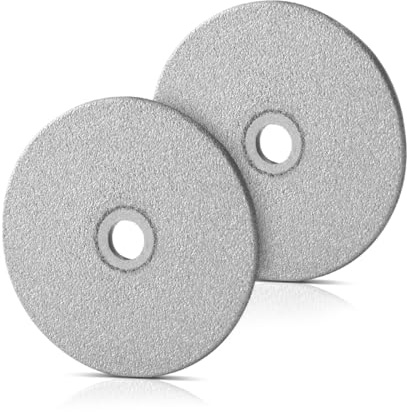 STAHLWERK Juego de 2 discos abrasivos de diamante para amoladora de tungsteno WS-28 ST y ATG-20 ST con diámetro de 36,8 mm para amoladora de tungsteno y afilador de electrodos con portaherramientas de