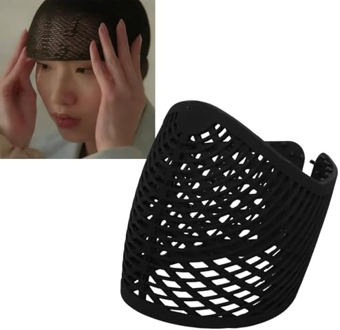 BRRNOO Hijab Pannbandshållare Elastisk Nylon Andas Stretchig Under Halsduk Hijab Underband för Kvinnor med Snabbtorkande Bekväm Passform för Dagligt Arbete Sport Yoga (Svart)
