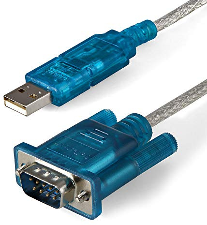 StarTech.com Cable de 0,9m Adaptador de USB a Puerto Serie Serial RS232 - Conversor USB a Serie de 1Mbps - 1x DB9 Macho - 1x USB A Macho (ICUSB232SM3)