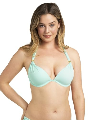 Smart & Sexy dam Swim Secret Mega Push-up Halter Bikini Top Bikinitopp