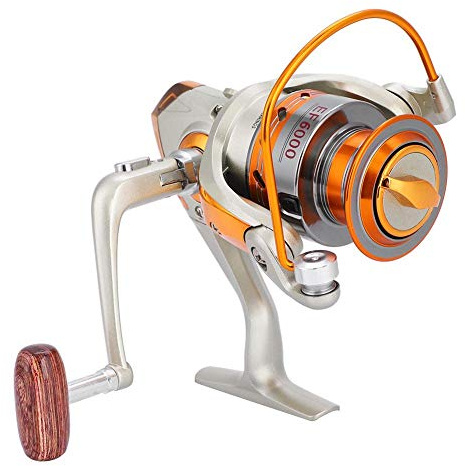 Keenso 12BB Salzwasser Fliegen Angelrollen Rad Ozean Meer Boot EIS Angelrolle Trolling für Metall EF500-9000(EF6000)