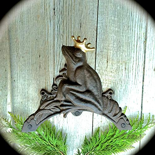 Antikas - Halter für Gartenschlauch - Froschkönig - Schlauchaufwicklung, Schlauchhalter