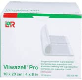 VLIWAZELL Pro superabsorb.Kompr.steril 10x20 cm 10 St