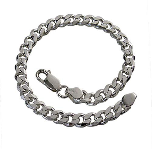 Niklarson Panzerarmband 6,0mm x19cm Sterling Silber 925 Silberarmband 13560-19