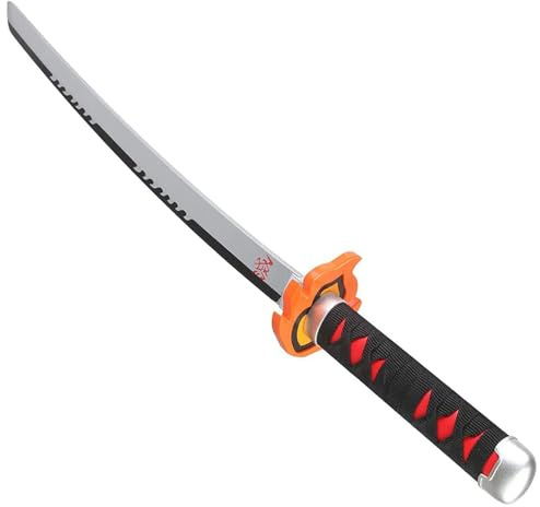 Kimimara Demon Slayer Sword - Bamboo Cosplay Blade Kamado Tanjirou Vulcan Edition Halloween Cosplay Party Anime Christmas Stocking Filler Gift - Child Size