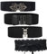 Anyasen Trachtengürtel Damen - 4 Stücke Schwarz Vintage Stretch Taille Gürtel - Breite Damengürtel für Trachten