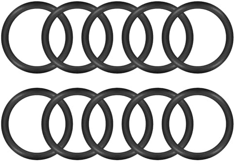 MACHSWON O-Ringe aus Nitrilkautschuk, 20 mm Außendurchmesser, 17 mm Innendurchmesser, 1,5 mm Breite, metrische Dichtungsringe, O-Ring-Dichtung, O-Ringe, Dichtungsösen, Schwarz, 50 Stück