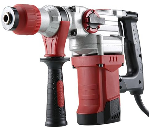 POSLAB Demolition Jack Hammer,2200W Jack Hammer Concrete Breaker,Heavy Duty Electric Jack Hammer w/360°Swiveling Front Handle for Wall and Road Demolition,Trenching,Breaking Holes