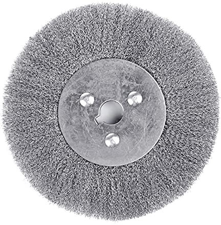 Pequeña rueda de cepillo de alambre fino alambre de acero para amoladora angular Desóxido Limpieza Rueda de alambre 16 mm Diámetro interior Cepillo de alambre
