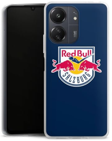 DeinDesign Silikon Hülle kompatibel mit Xiaomi Poco C65 Case transparent Handyhülle EC Red Bull Salzburg Offizielles Lizenzprodukt Eishockey