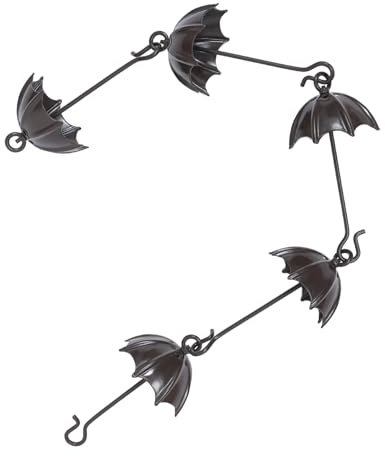 POPETPOP Entwässerungs-regenketten-Ornament Aluminiumlegierung Einzigartiges Design Dachrinnen-fallrohrkette Für Draußen