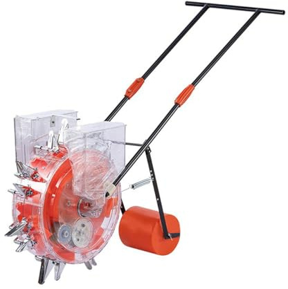 Manual Seeder Planter for Precise Seeding - Hand-Push Machine for Double Sowing and Fertilizing - Ideal for Corn, Soy, Peanut, Cotton