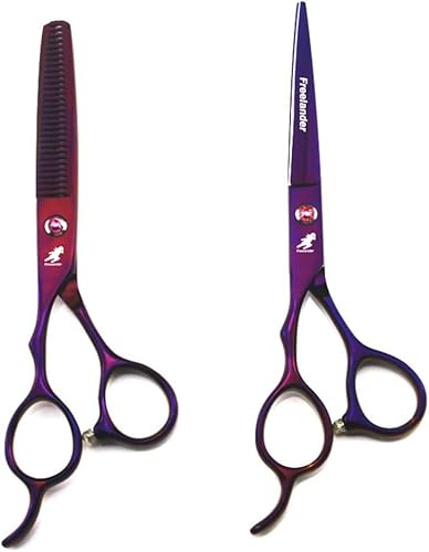 Left HD Barber Scissors Set, 6.0 Ih Professiol Ciseaux De Coiffure Ciseaux De Coupe D Outil De Ciseaux D’amincissement, pour Left-hded Salon Barbers Enfants D Adultes